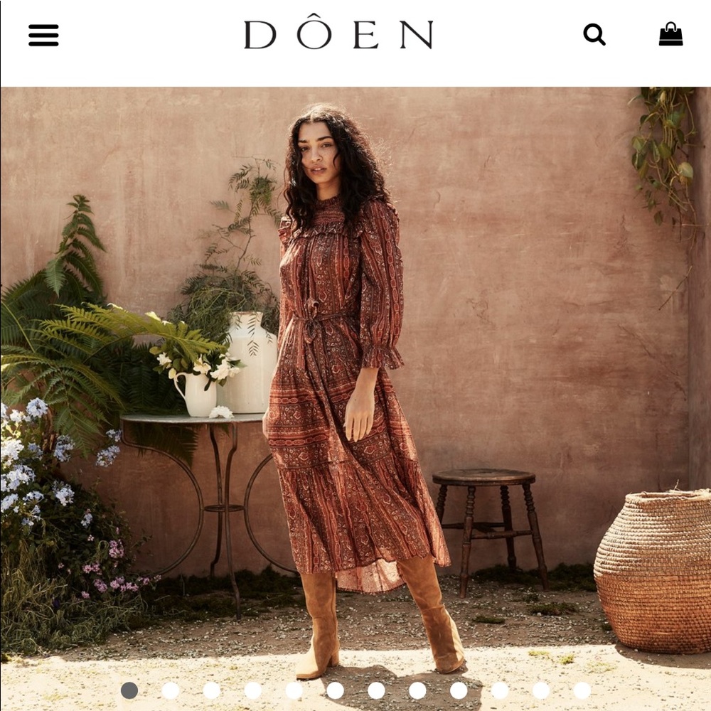 Down mountain dress NWT